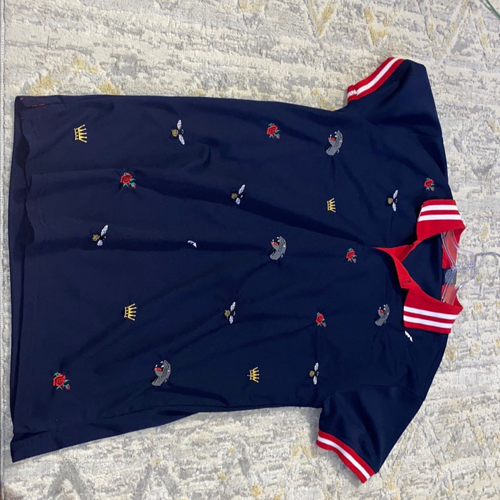 Designer collar shirt.